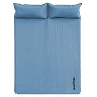 挪客（NatureHike）双人自动充气垫带枕 户外露营帐篷气垫 加宽加厚充气防垫 石墨蓝