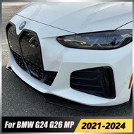 Front Bumper MP Style Splitter Lip Diffuser For BMW 4 Series 4-Door G24 G26 420i 430i i4 M50 2021-20