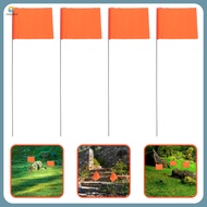 100Pcs Irrigation Flags Lawn Garden Marking Flags Landscape Flags Construction Marker Flags Marking 