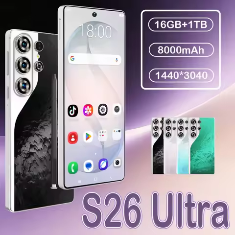 S26 Ultra Celulares Android Moblie Smartphone Original 6.9 Inch Phones Global Version Unlocked 5G Du