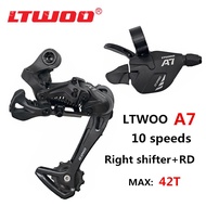 LTWOO A7   10Speed Transmission Windowless Thumb Shifter Long-legged Rear Derailleur1x10Speed Mounta