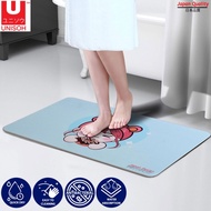 UNISOH DIATOMITE bathroom mat ANTI-ODOR ANTI-SLIP QUICK-DRYING MOTIF - CUTE B4Z6 AESTHETIC fur mat C