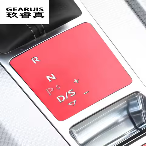 Car Styling For Audi A6 C8 A7 2019-2024 Central control Gear Shift display Panel P N Button Sticker 