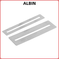 ALBIN 3Sets Guitar Fret Guard, Silver Color 7.8cm Size Fret Wrap, Professional Steel Fret Protector 