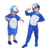 Ready Straw Children Cartoon Ding Dong Cat Doraemon Costume Parent-Child Doraemon Styling Costume 12