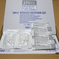 Wing Needle 23g Terumo Wing Needle 25g Wing Needle 27g Terumo Winged Infusion Set Needle Wing