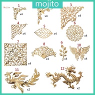 Mojito Gold for Butterfly Dragon Leaves Thin Copper Fillings DIY Epoxy Resin Mold Art C