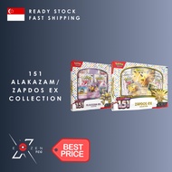 Pokemon 151 Zapdos/Alakazam Ex Collection [English][MEW]