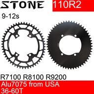 Stone Oval Bike Chainring 110BCD for Shimano 105 R7100 UT R8100 DA R9200 34T 38T 42T 46 48 52T 54 56