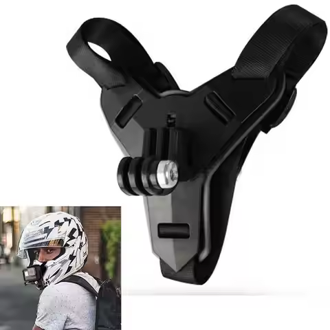 Full Face Helmet Chin Mount Holder for GoPro 8 7 5 SJCAM Motorcycle Helmet Chin Stand Camera Accesso