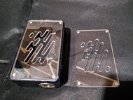 R234 PANEL BACKDOOR CLEAR SERIES MOTIF LOGO