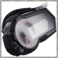 Motorcycle Universal 1200RPM Odometer Tachometer UTV LCD Digital Speedometer Gauge for 24 Cylinders 