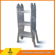 PREMIUM Heavy Duty Aluminum Multipurpose Ladder Folding Foldable Multi Pirpose Ladder Tangga Lipat A