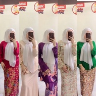 🔥🔥[PRELOVED] BAJU KURUNG MODEN PEPLUM KAIN COTTON KAIN BROCADE PREMIUM ALL SIZE XS S RAYA 2023
