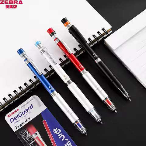 Japan ZEBRA Mechanical Pencil DelGuard MA86 0.5mm Low Center of Gravity Metal Pen Holder Back To Sch