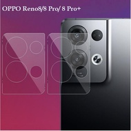 Reno 8 4G / 8 5G / 8 Pro / 8 Pro+ 3D Clear Tempered Glass Camera Camera Protector