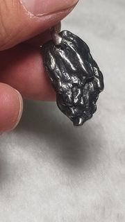 阿根廷隕石天鐵原石頸鏈吊咀925銀扣 14克 重 瑞典天鐵 利比亞黃金隕石 捷克綠隕石 黑隕石 火焰隕石 天狼星隕石
