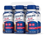 [USA]_Ensure Plus Nutrition Shake, Milk Chocolate, 8-OZ (48 Count) , Ensure-j4sj