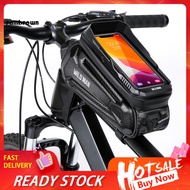  12L Rainproof Bike Frame Pouch Cuttable Fastener Tape Anti-Scratch Compartment design Top Tube Bag for MTB