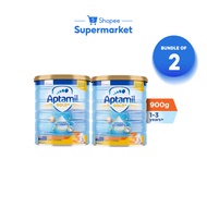 [Bundle of 2] Aptamil Gold+ Toddler Growing Up Milk Formula Stage 3 (900g)