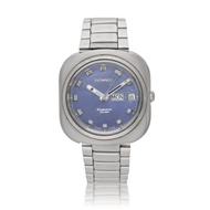 Movado Kingmatic, a stainless steel automatic wristwatch with date and day