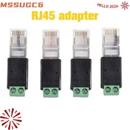 MSSUGYL RJ45 to RS485 Converter, 2PIN Terminal  Adapter RJ45 Terminal Adapter, Splitter RJ45 Male Co