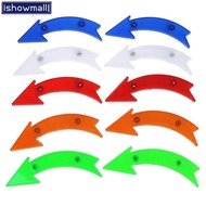 [ISHOWMAL]  Bicycle Bike Spokes Reflective Sheet Cycling Reflector Arrow Reflective Sheet