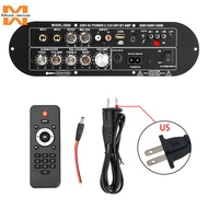 DC12-19V/AC110-220V 2.1-Channel D800 Bluetooth Amplifier Board 50W+50W+100W High-Power Output