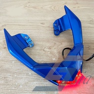 LC135 V2 V3 V4 V5 V6 V7 Spoiler and Light Set (BMC Blue) Siap Pasang LED