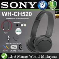 Sony WH-CH520 Wireless Bluetooth Headphone with Built In Microphone (WH CH520)