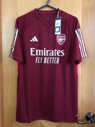 全新 Size L Adidas Football Arsenal Training Shirt Jersey 阿仙奴 足球 球衣 波衫