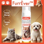 FURREVER Shampoo Kucing Tanpa Air Dry Shampoo Mandian Kucing Tanpa Bilas Shampoo Kucing Kering