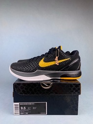 Nike Zoom Kobe 6 Black Del Sol 舒適百搭 防滑耐磨 低幫 籃球鞋 男款 黑黃