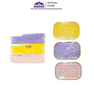 2-Layer Bath Soap Holder Soap Drain Box Two-Tone Bathroom Soap Bar Holder Soap/
