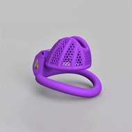 Honeycomb Grid Breathable SDian Chastity Lock SM Master Slave Training Abstinence Ring Cock Cage 4 R