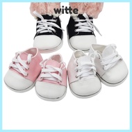 WITTE Toy Shoes, Sports Shoes DIY Doll Shoes, Mini Shoelaces Doll Accessories 8.5cm Doll Doll Canvas