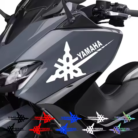 Reflective Motorcycle For Yamaha Sticker Moto Logo Color Laser DecalsFor N Max 125 155 160 Tmax 500 