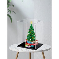 [Acrylic Anti-dust Box] Christmas Tree Acrylic Display Box Suitable for Lego 40338 Building Block Tr