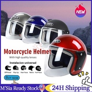 helmet Motorcycle Helmet with Double Lens Motor Helmet Topi Keledar Motosikal Racing Topi Original Helmet Half Cut Steng Kura頭盔