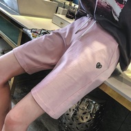 Langbing Sports Pants Five-point Women Loose Large Pants bf Style Casual Middle Pants Running All-ma