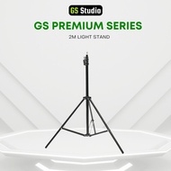 GS 2M Adjustable Light Stand for Photography, Video & Studio Lighting