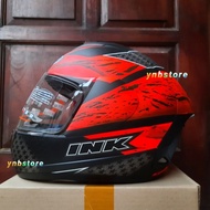 Helmet INK CL MAX 7 Series Fluo Red Doff | Helmet Fullface INK CL MAX 7 Matt Red Doff Original | Ink