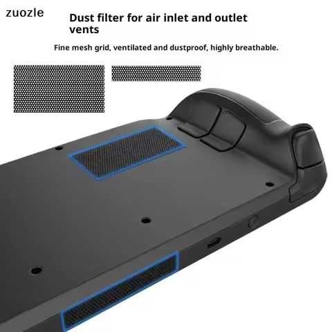 exquisiteProtective Kit For Steam Deck OLED Dust Proof Kit Button Sticker Silicone Caps for Steam De