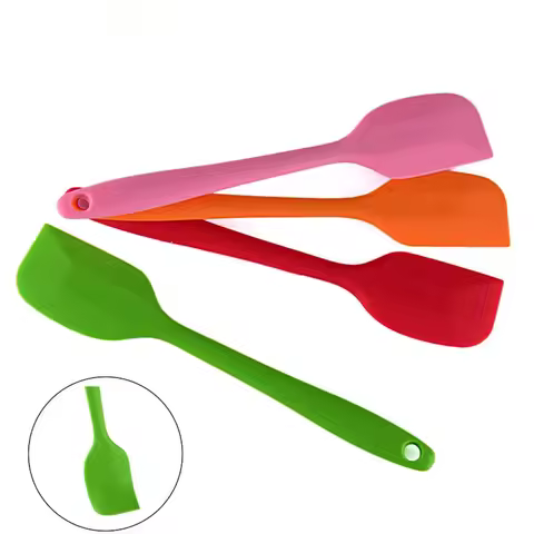 FDA Non Stick Butter Cooking Silicone Spatula Cookie Pastry Scraper Cake baking Spatula Silicone Spa