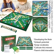 Scrabble Board Game Spelling Puzzle Game Educational Toy Adult Kids Party Family G0e6