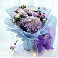 Cellophane Full Color Solid Flower Wrapping Cellophane Paper Flower Paper / Flower Bouquet