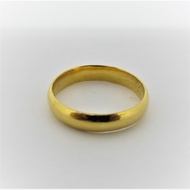 cincin emas asli kadar 700 70% 22 polos tunangan lamaran nikah kuning - 1gram