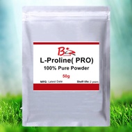 50-1000g L-Proline Powder,Pro,D-pyrrolidine-2-carboxylic acid,DL proline, L-proline, D-proline powde