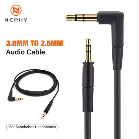3.5mm to 2.5mm Replacement Audio Cable For Sennheiser Momentum 2.0 /HD4.40 HD4.40 BT HD4.50 HD 4.50 