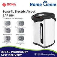 Sona SAP964 Electric Airpot 4L Two Way Dispenser 304 Food Grade Stainless Steel Pot &amp; Lid